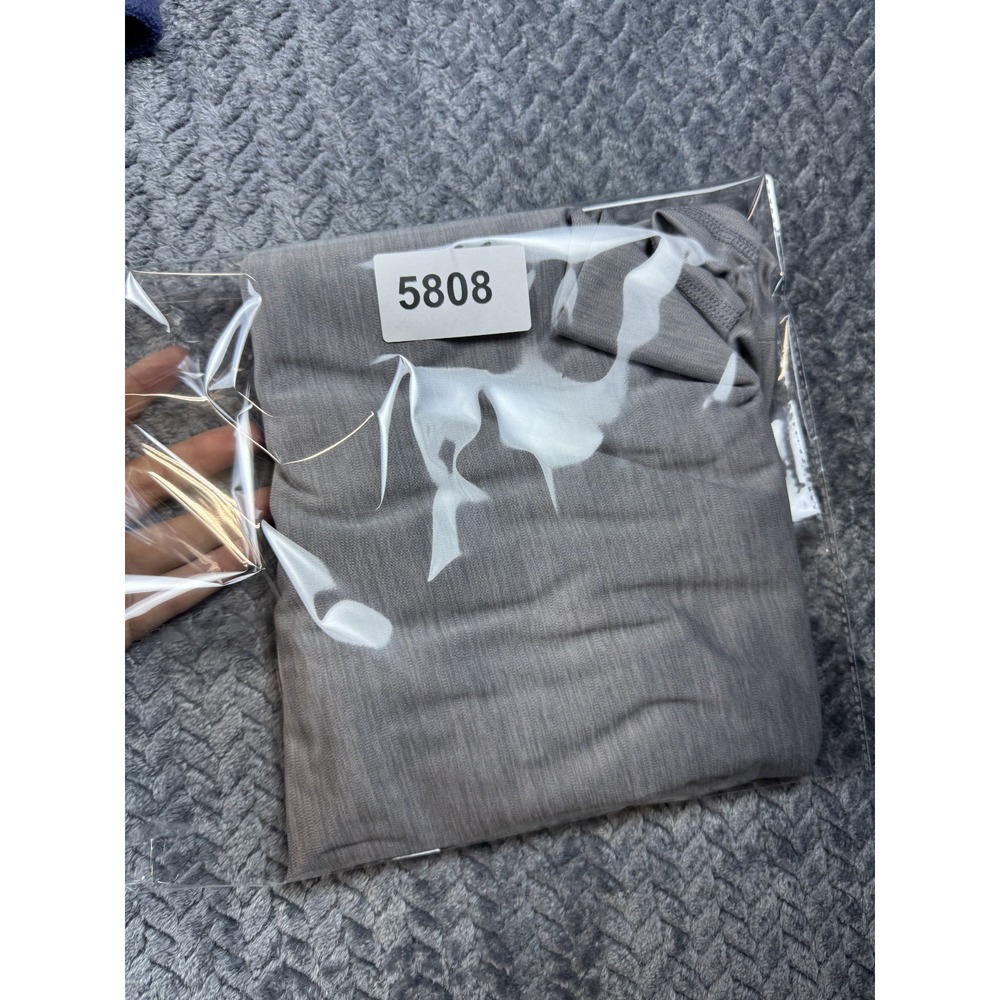 Nike Miler Dri Fit Running T Shirt Women Medium Gray Short Sleeve Back Air Panel - Picture 7 of 7
